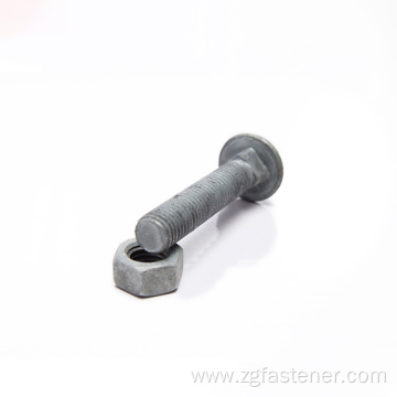 Inch Steel Round Head Galvanized Carriage Bolt